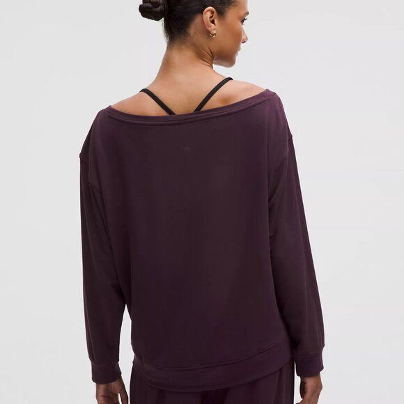 BeCalm Oversized Boatneck Long-Sleeve Shirt - Picture 3 of 4